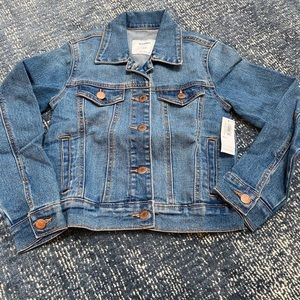 NWT girls denim jacket size M